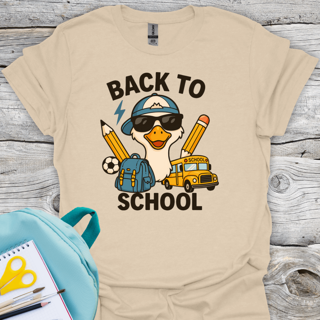 Back to school goose sand tee